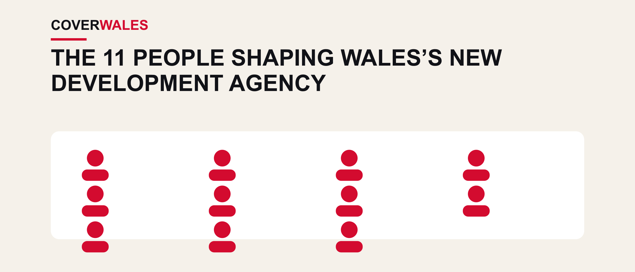 Cover Wales illustration for The 11 people shaping Wales’s new development agency.