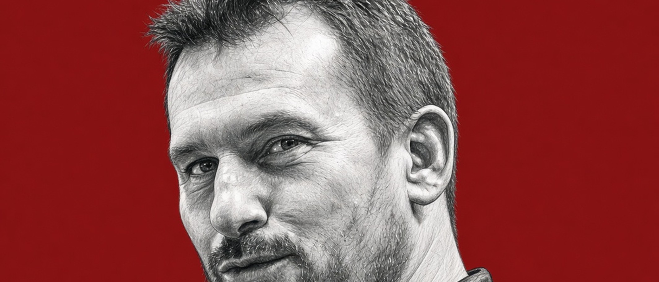 Archive Cover illustration of Jonny Clayton. Not a photograph of the Swiss Darts Trophy final.