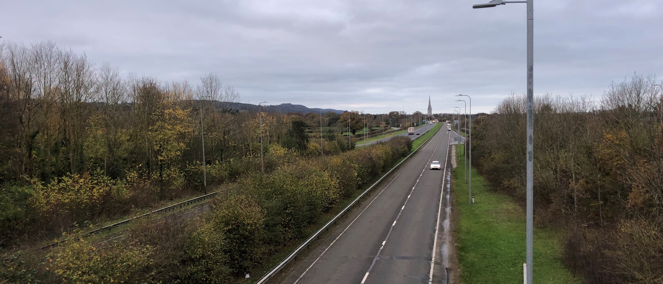 Archive: the A55 heading west on 23 November 2021. This is not the crash scene or current traffic conditions. Eirian Evans / Geograph and Wikimedia Commons, CC BY-SA 2.0; cropped.