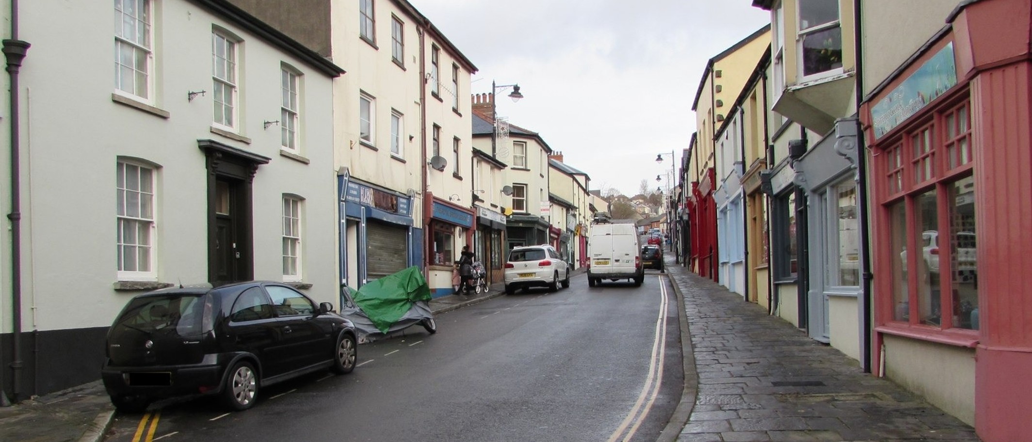 Up Broad Street, Blaenavon. Photo: Jaggery, CC BY-SA 2.0. Archive photograph.