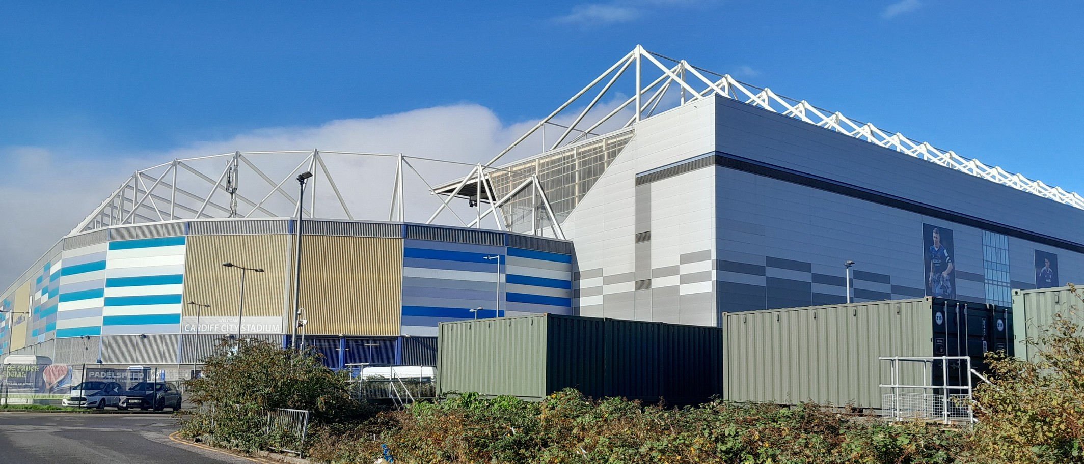 Illustrative archive photograph of Cardiff City Stadium from Clos Phil Dwyer, taken on 25 October 2025. Photo: Daiscog / CC0.