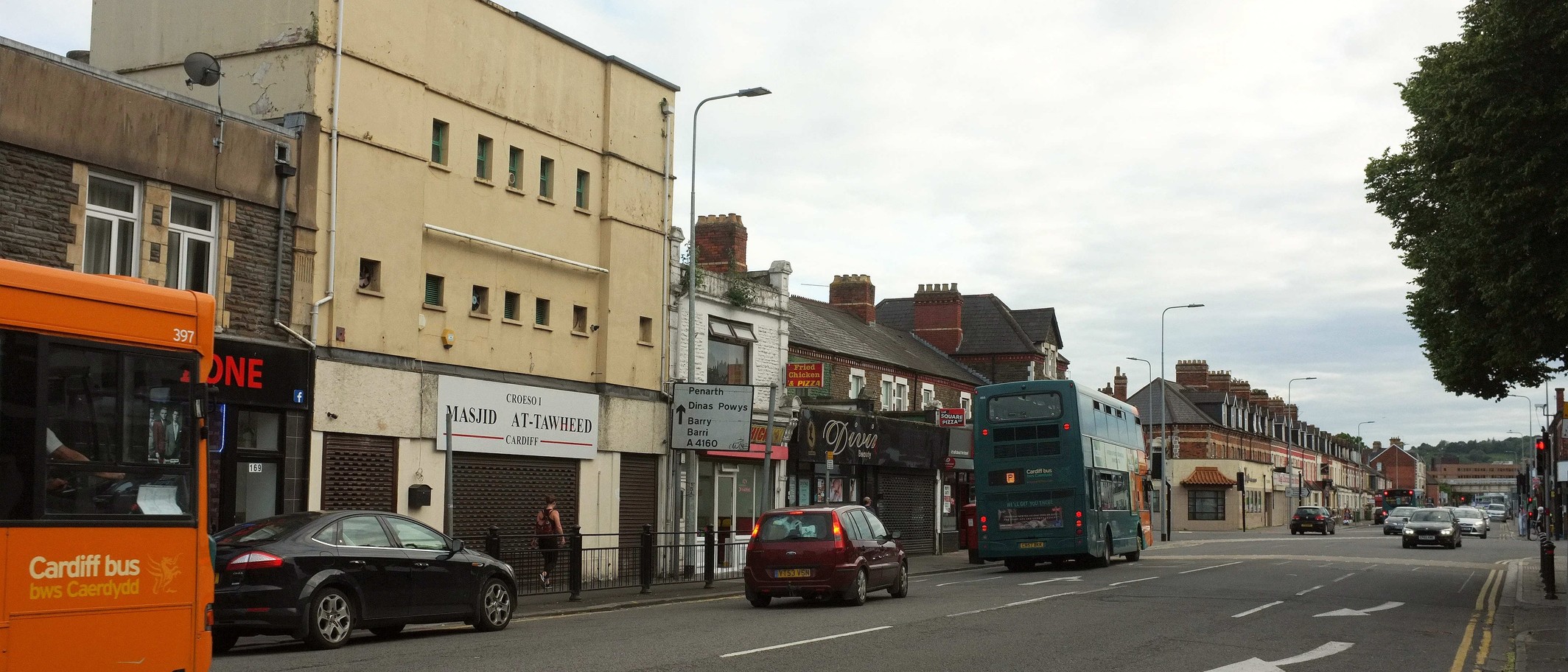 Archive: Penarth Road, Cardiff, photographed on 15 June 2018. General street context, not the All Squares Sports venue or a trial session. Derek Harper / Geograph and Wikimedia Commons, CC BY-SA 2.0; cropped.