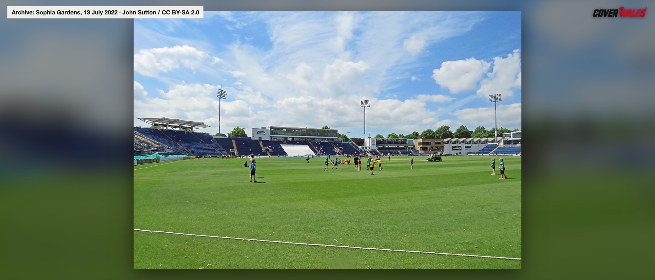 Sophia Gardens, Cardiff, in an archive photograph dated 13 July 2022, not the abandoned semi-final. Photo: John Sutton, CC BY-SA 2.0.