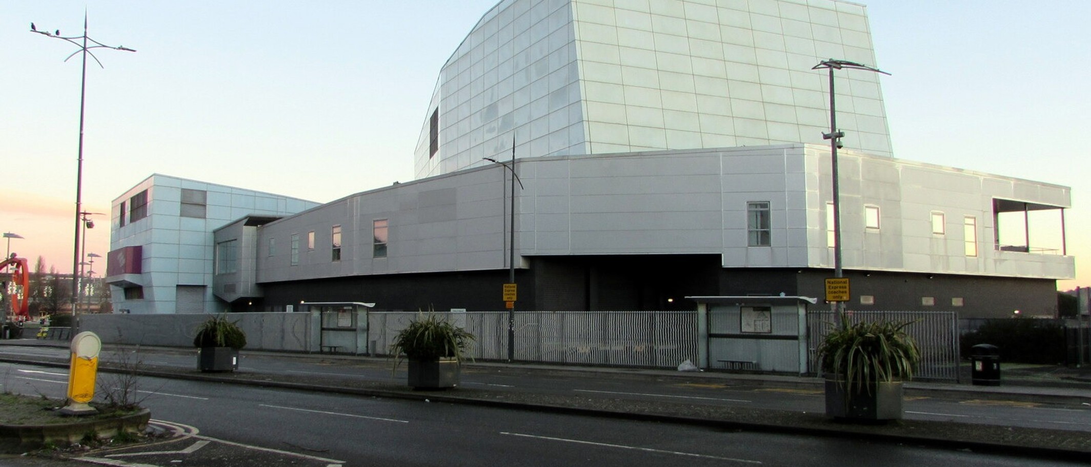 The Riverfront from Kingsway in Newport city centre. Photo: Jaggery, CC BY-SA 2.0, via Geograph (geograph.org.uk/photo/6721207) and Wikimedia Commons