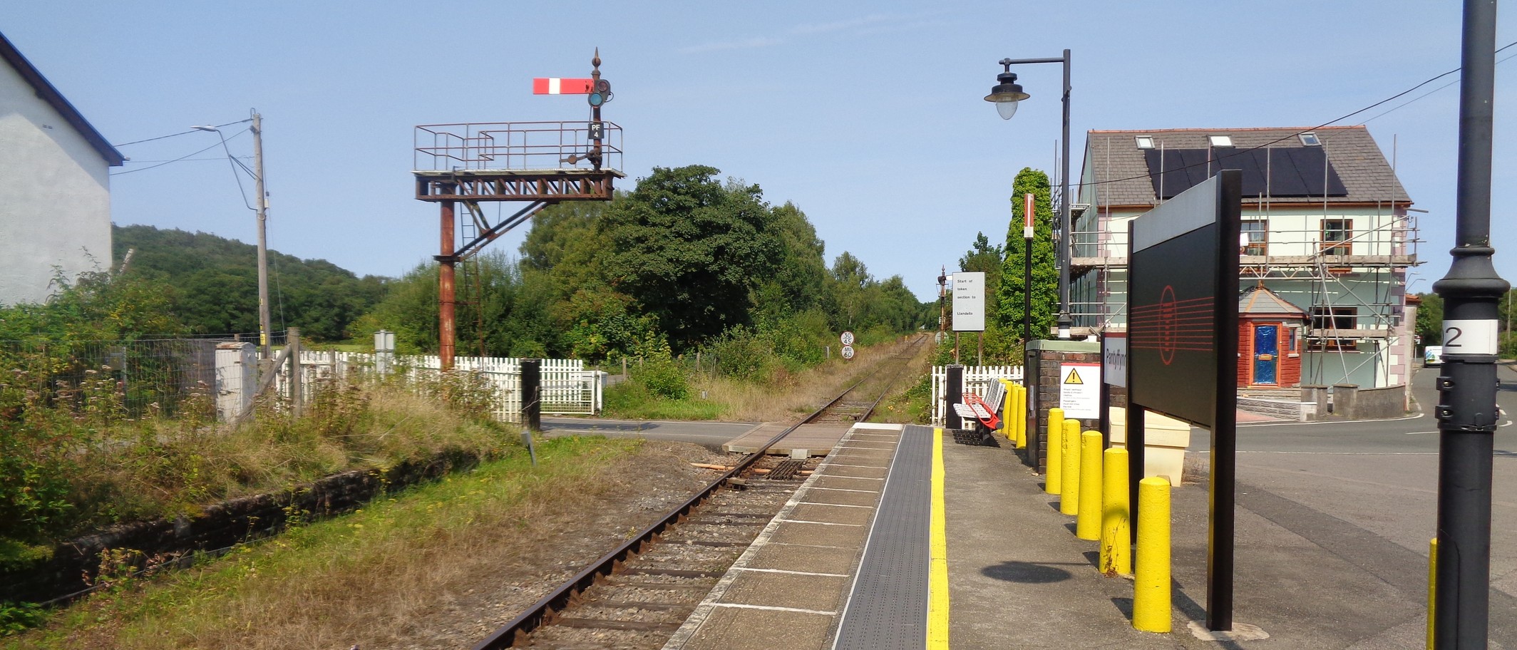 Pantyffynnon railway station on the Heart of Wales line. Photo: Rosser1954, CC BY 4.0, via Wikimedia Commons