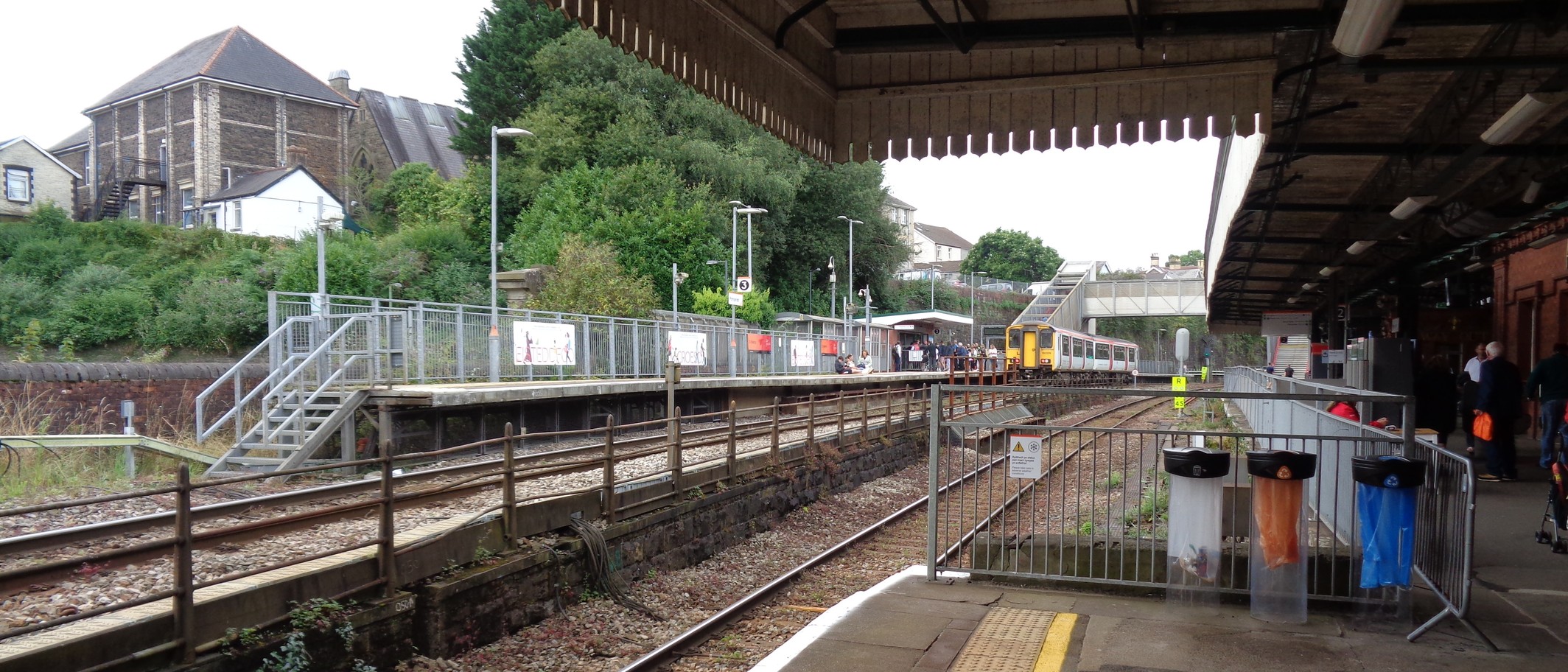Pontypridd railway station, where a signalling fault held up services. Photo: Rosser1954, CC BY 4.0, via Wikimedia Commons