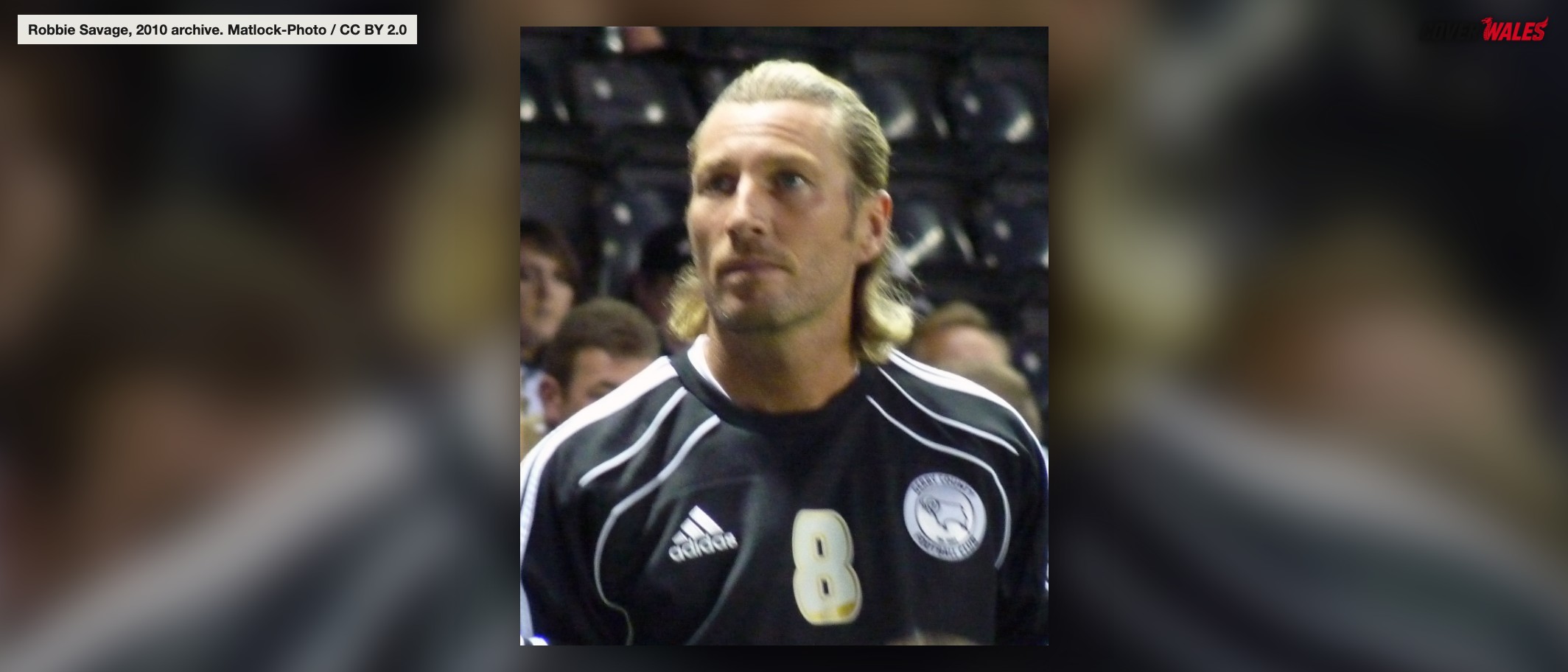Robbie Savage in Derby County kit in September 2010. Archive photograph. Photo: Matlock-Photo, CC BY 2.0, via Wikimedia Commons; cropped.