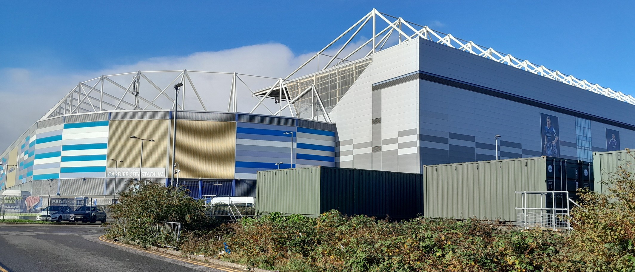 Cardiff City Stadium from Clos Phil Dwyer. Photo: Daiscog, CC0, via Wikimedia Commons