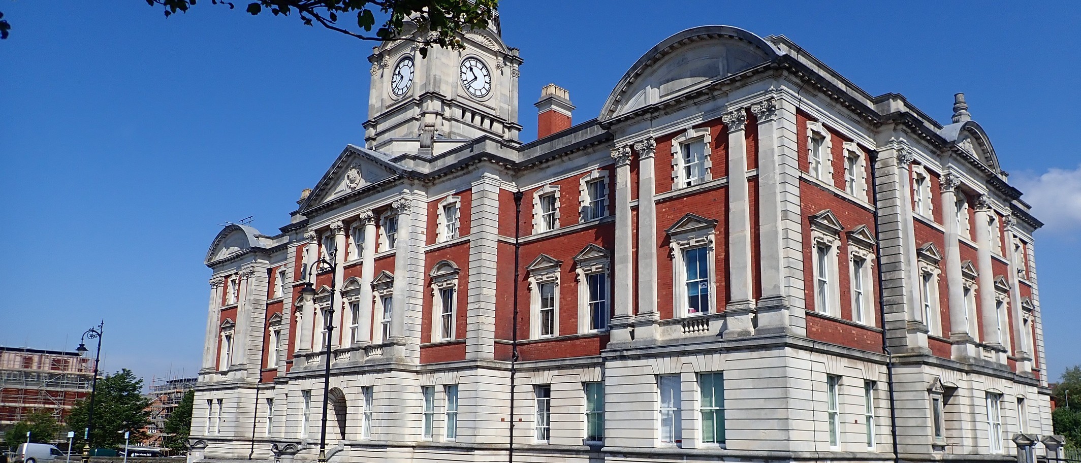 Archive: Council Offices, Barry, 23 June 2021. This exterior does not show a school or the current audit. Eirian Evans / Geograph, CC BY-SA 2.0.