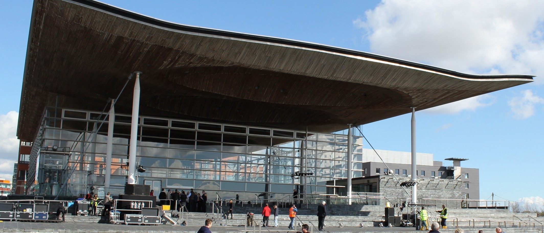 The Senedd in 2012. Photo: Julian Nyča, CC BY-SA 3.0, via Wikimedia Commons