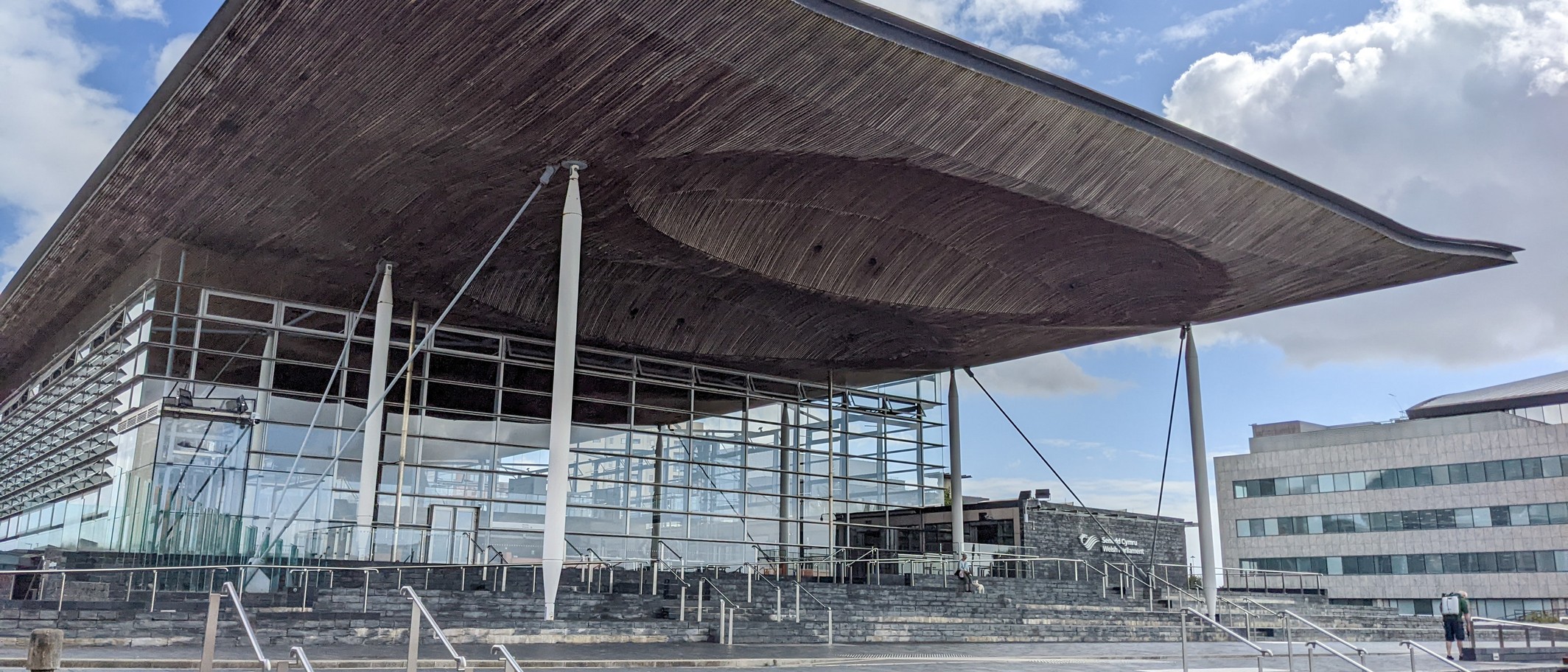 Illustrative archive photograph of the Senedd in Cardiff Bay, 19 August 2022. Photo: The wub / CC BY-SA 4.0; cropped.