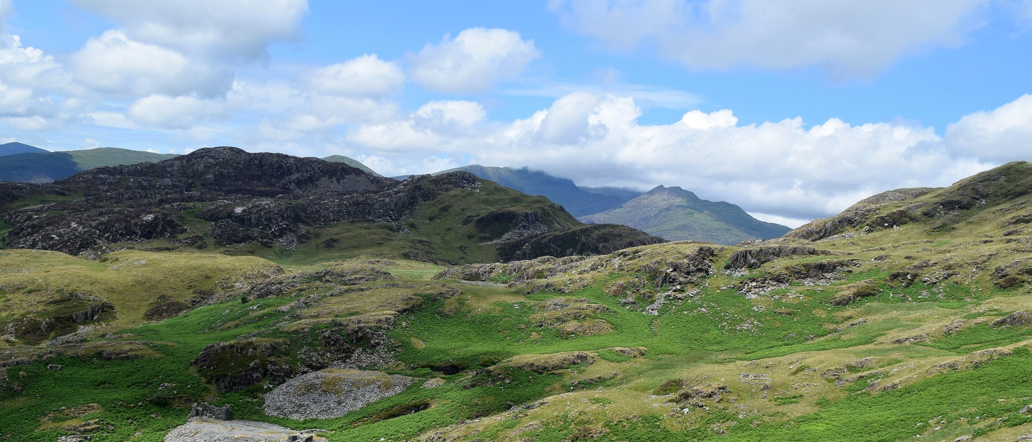 Archive: a landscape in Eryri on 3 July 2023. This photograph illustrates the Welsh landscape; it does not show survey participants or a study site. Bill Harrison / Geograph, CC BY-SA 2.0.